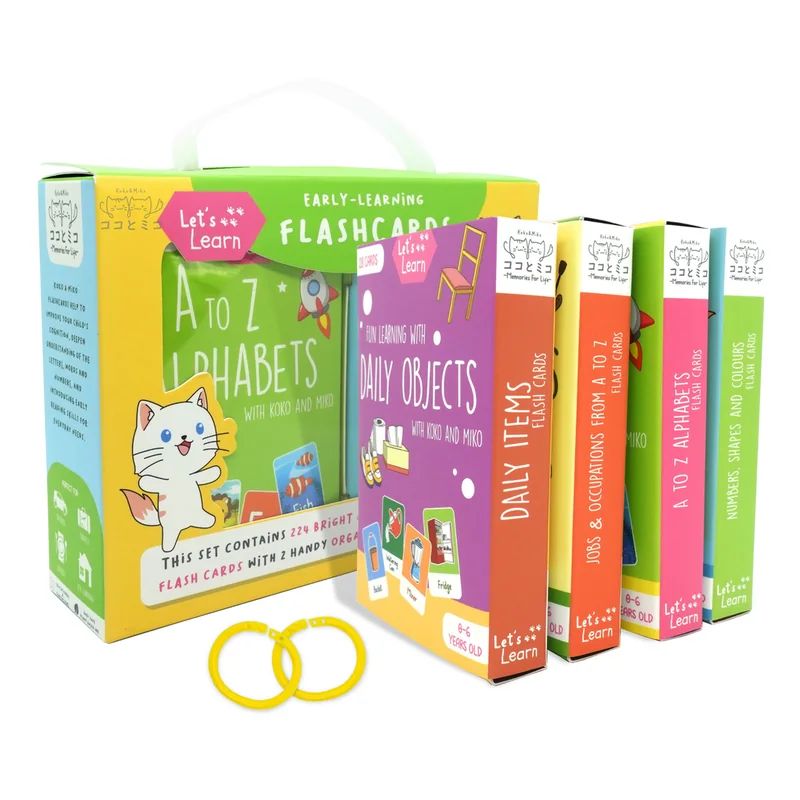 A full Koko and Miko flashcard bundle