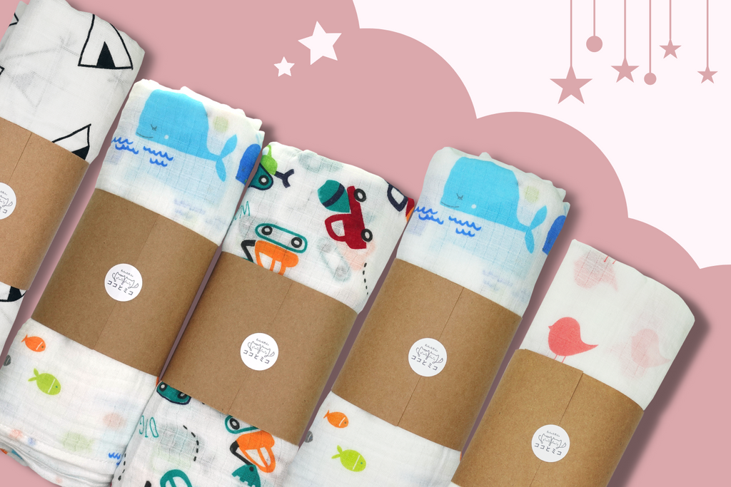 Koko and Miko's Muslin Swaddle Blanket is an absolute Parents' favourite for its multiple purposes. Be it a swaddle blanket, receiving blanket, nursing or stroller cover, it is lightweight, breathable & skin-friendly for baby boys and girls.